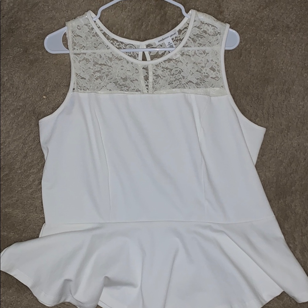 White Lace Shirt